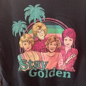 Stay Golden “Golden Girls” Short Sleeve Tee - Black